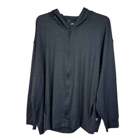 Solaris SZ 4X-Large Big Man Studio Jacket Full-Zip Long Sleeve Wicking Quick-Dry - Picture 1 of 11